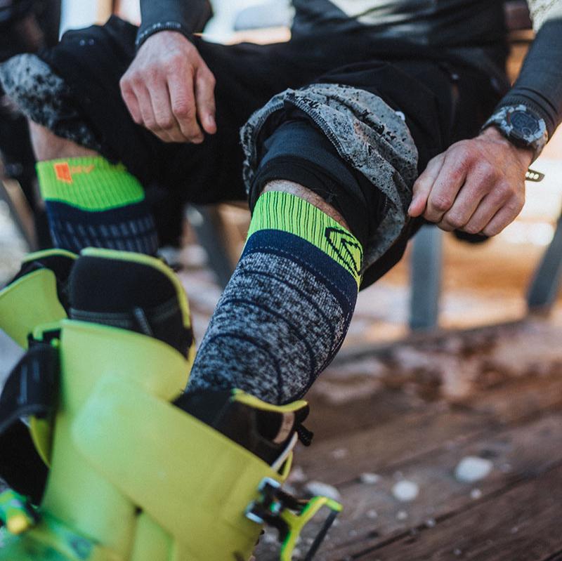 Calze da sci - Comfort sci blu/grigio