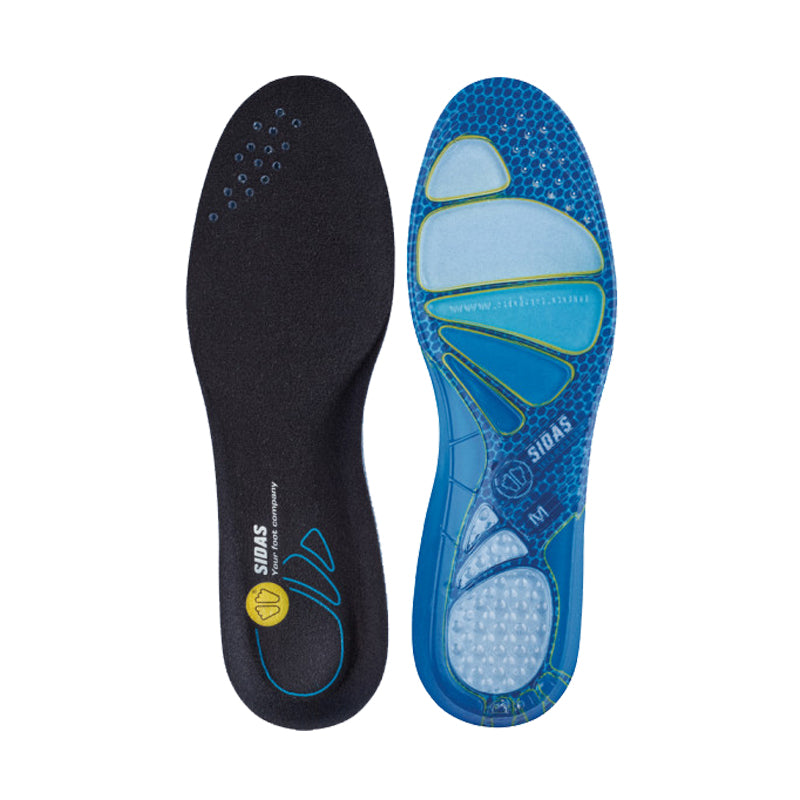 Sidas gel insoles for dynamic cushion with gel-bubbles –