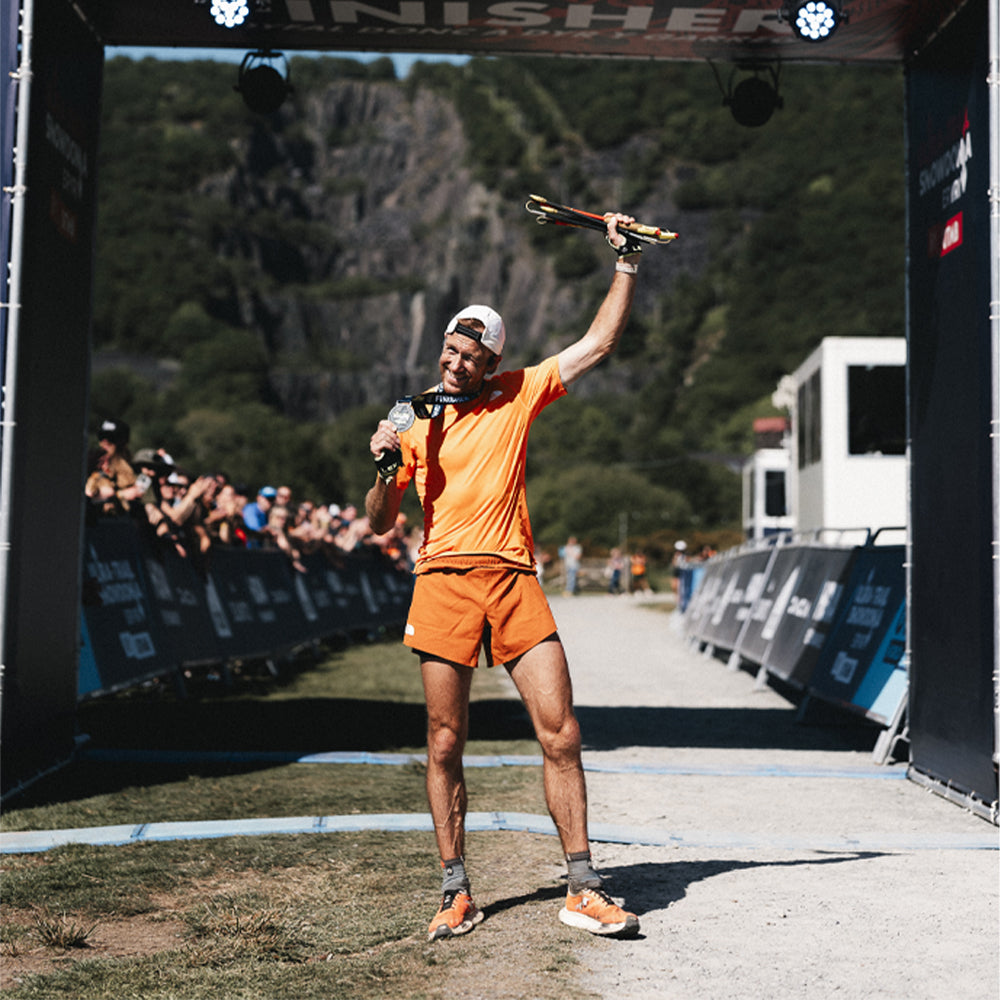 Calze da trail running - T-Free® Trail nero/grigio