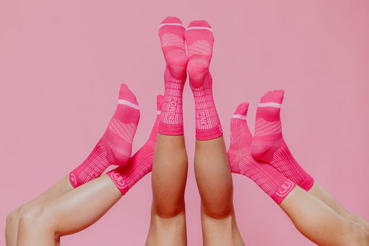 Run Pink: the running sock committed to comfort and the cause of women