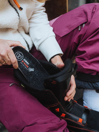 Winter+ Sidas, preformed insole to provide confort during