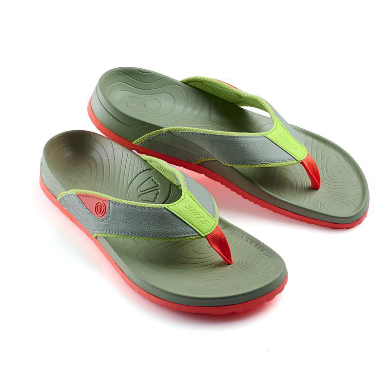 Anatomische Flip-Flops - 3D Lounge Orange