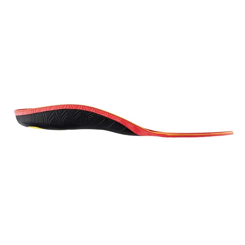 Semelles Sidas 3Feet Winter Pour Homme - Confort Et Stabilité Pour Pieds Arche Basse, Rouge XL EU
