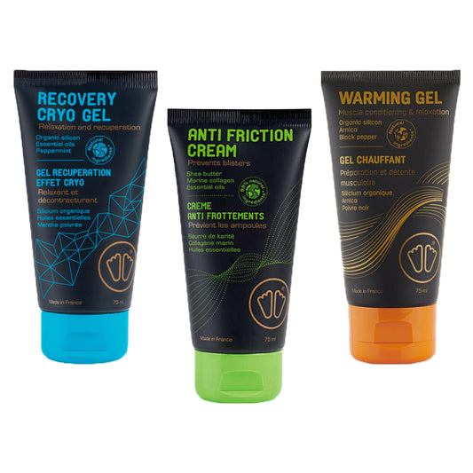 Anti-Friction Cream + Recovery Cryo Gel + Warming Gel