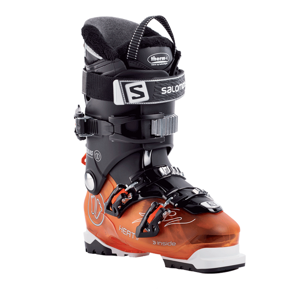 Heated ski boots