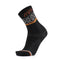 Chaussettes de course à pied - Run Spirit noir/orange