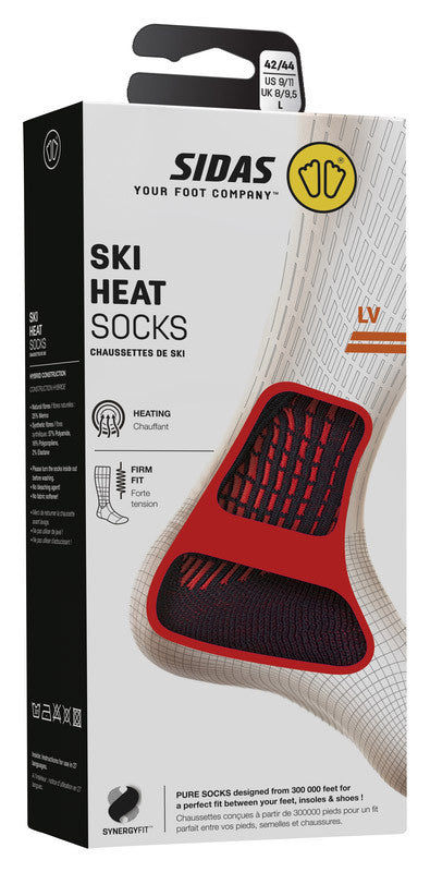 Men's Heated Thermal Socks – Winter Warm Ski & Work Boot Socks (Size 7-13, Mid-Calf)