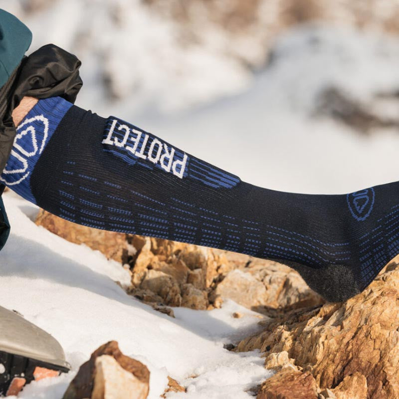 Ski sock with shin protection, Ski Protect EVO | Sidas.com