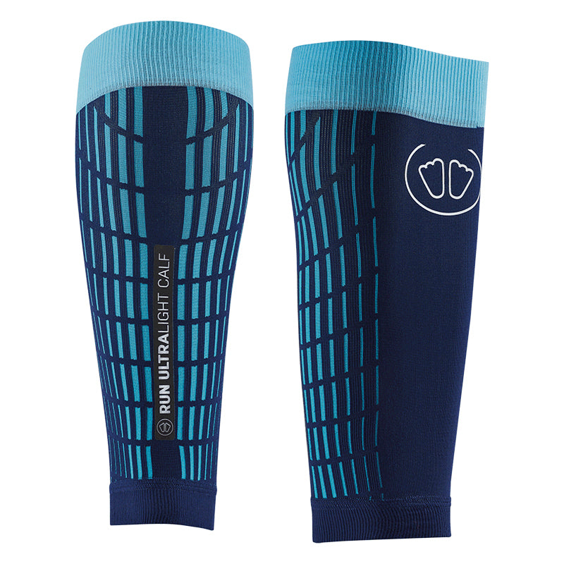 Manicotti compressivi - Ultralight Run Calf blu/turchese 