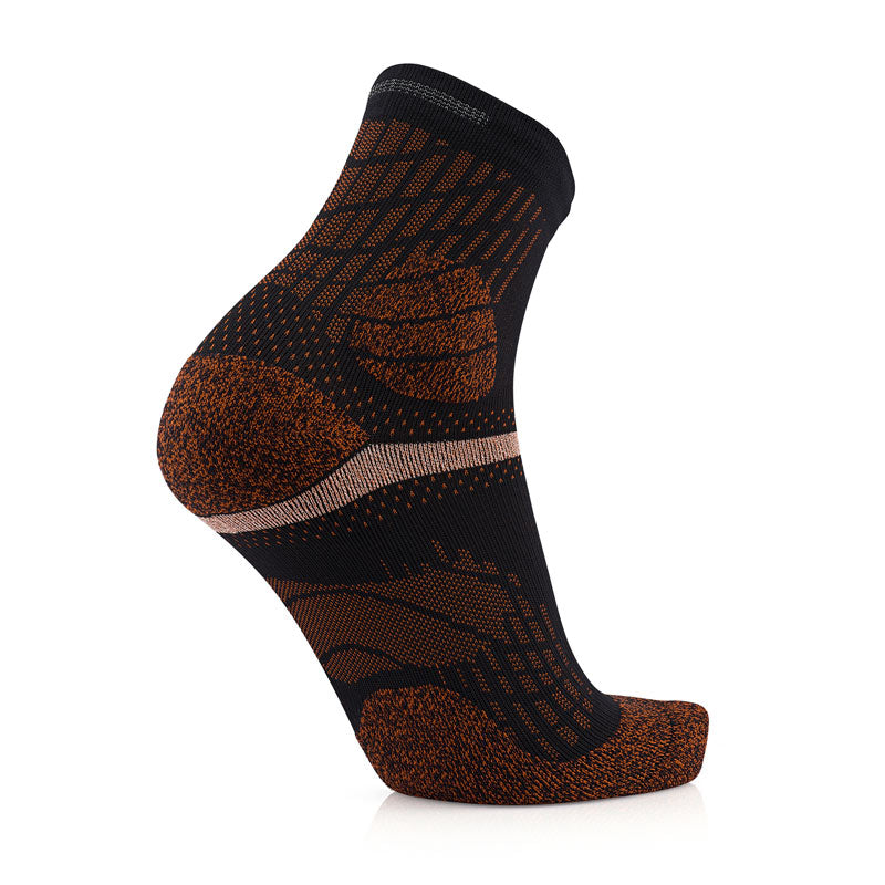 Chaussettes de Trail running - Trail Protect noir/orange V2