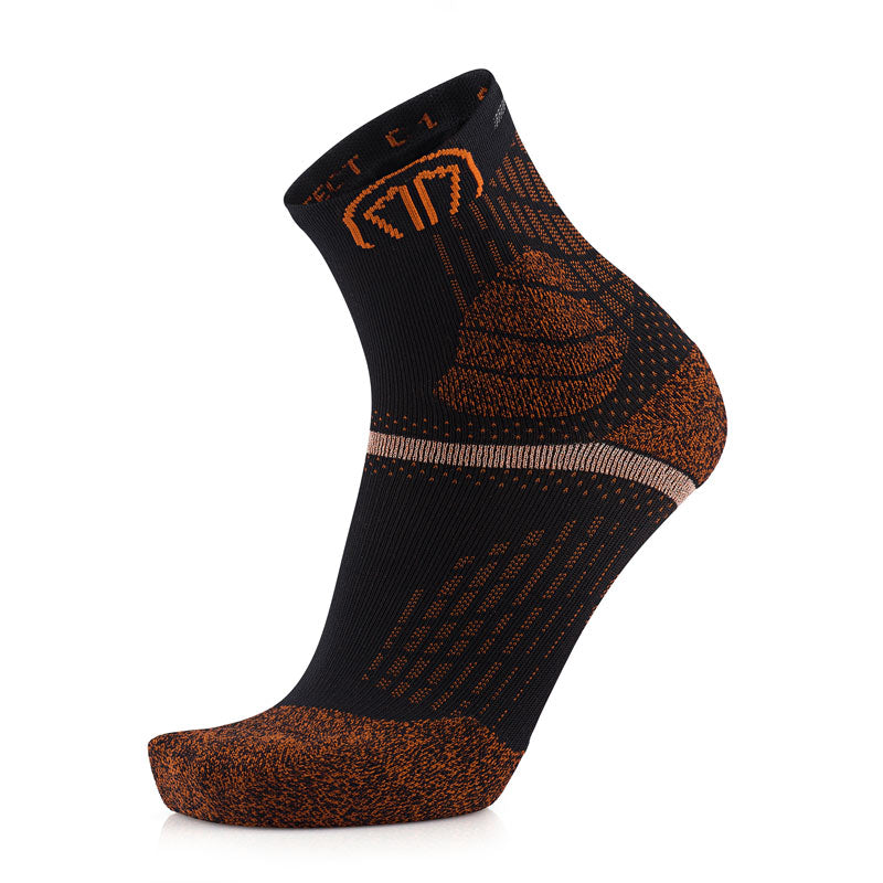 Chaussettes de Trail running - Trail Protect noir/orange V2