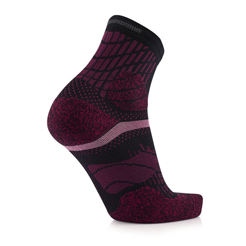 Calcetines de trail running - Trail Protect negro/rosa