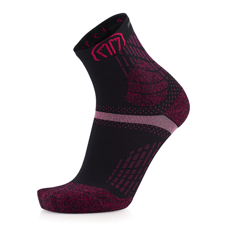 Calcetines de trail running - Trail Protect negro/rosa