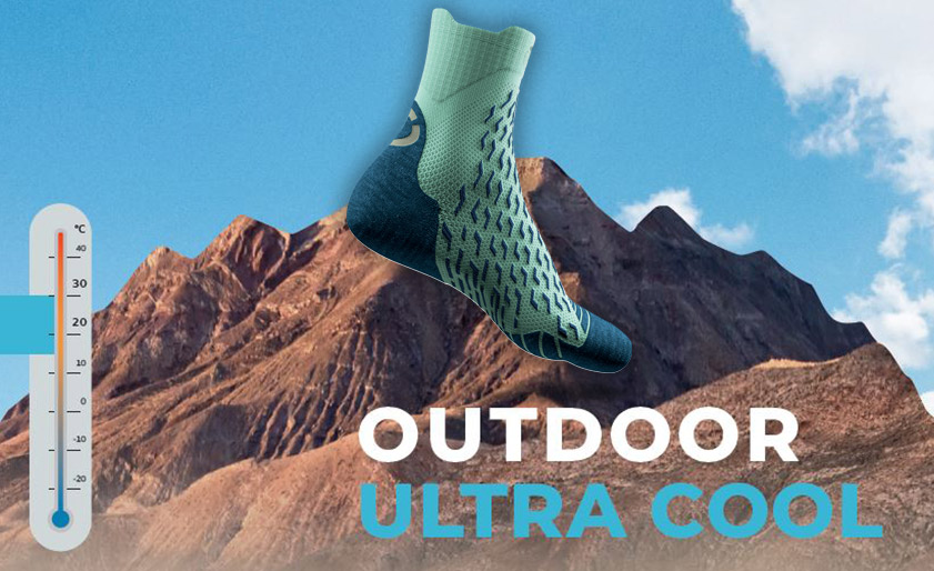 Chaussettes randonnée pour temps chauds Outdoor Ultra cool