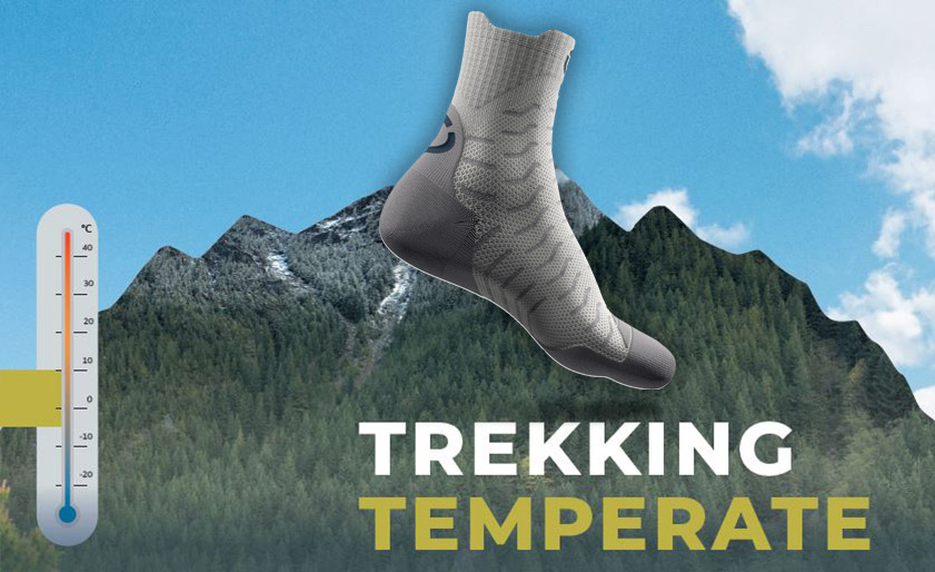 Chaussettes de randonée trekking temperate
