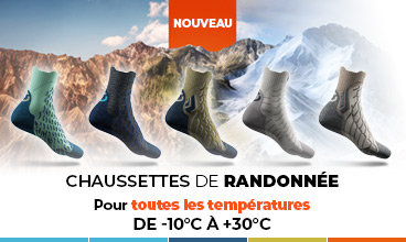 Découvrez la nouvelle gamme de chaussettes de randonnée pour toutes les conditions climatiques
