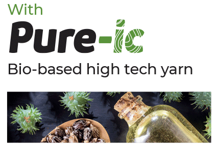 Pure-Ic, bio-based high tech yarn